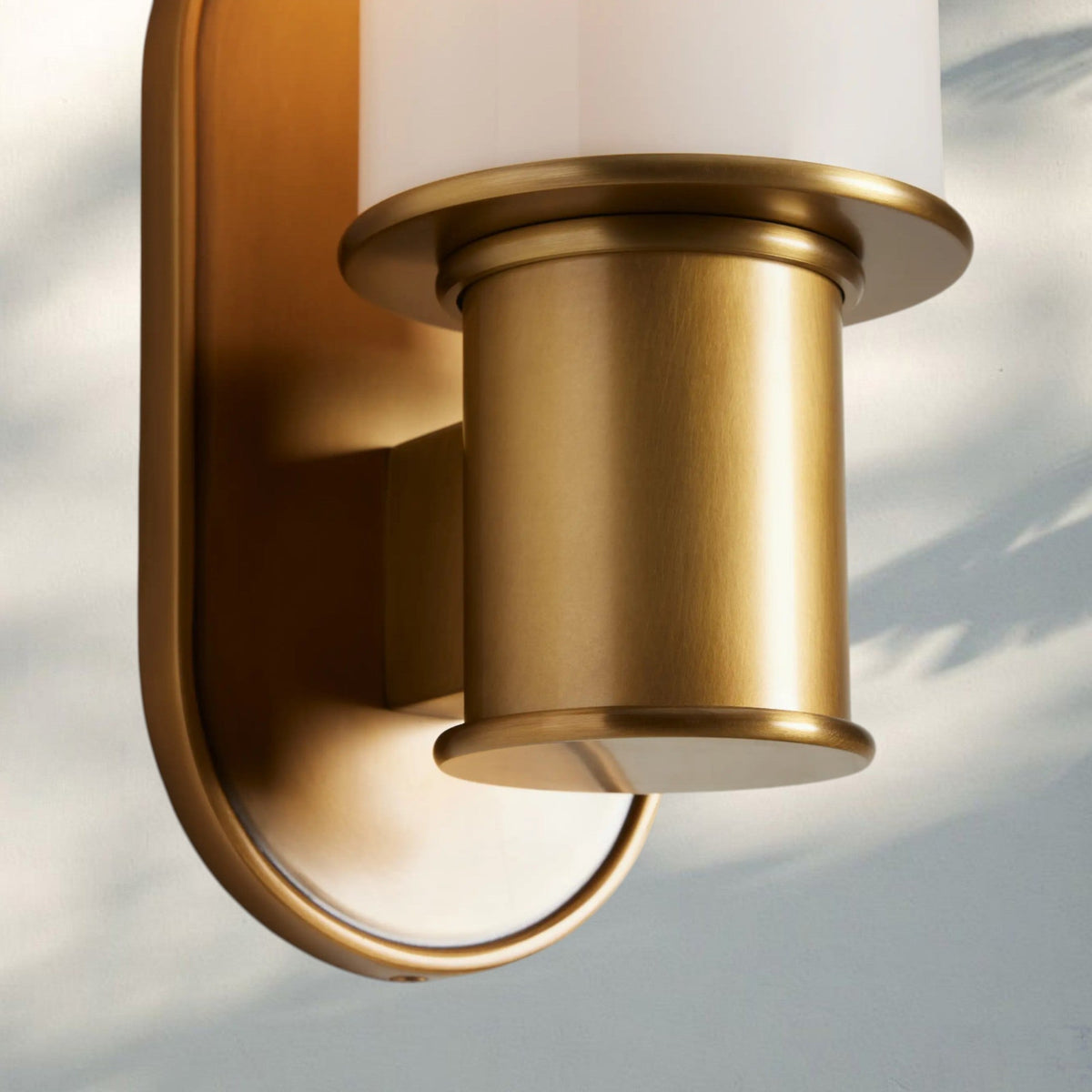 Harline Milk Glass Wall Sconce - Zelno Lighting