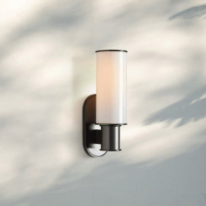 Harline Milk Glass Wall Sconce - Zelno Lighting
