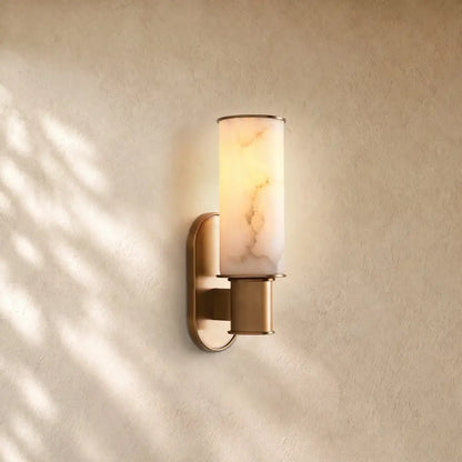 Harlins Alabaster Wall Sconce - Zelno