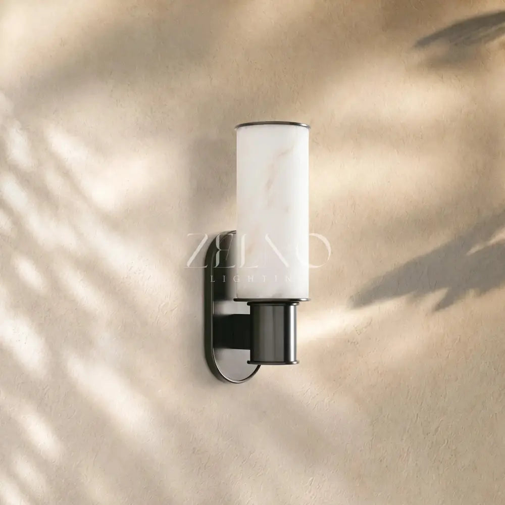 Harlins Alabaster Wall Sconce - Zelno