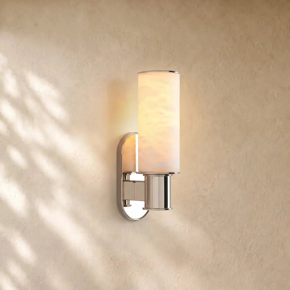 Harlins Alabaster Wall Sconce - Zelno
