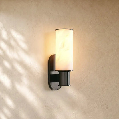 Harlins Alabaster Wall Sconce - Zelno