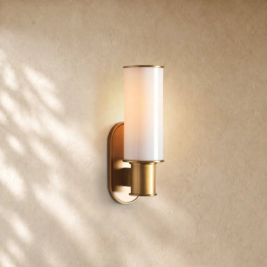 Harlins Milk Glass Wall Sconce - Zelno