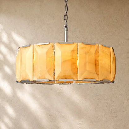 Hartley Alabaster Round Alabaster Chandelier