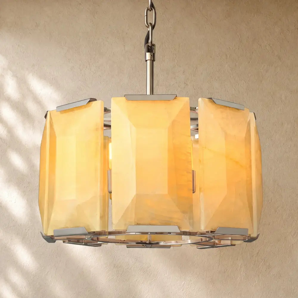 Hartley Alabaster Round Alabaster Chandelier