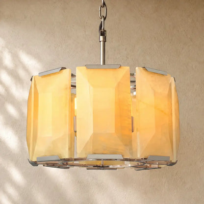 Hartley Alabaster Round Alabaster Chandelier