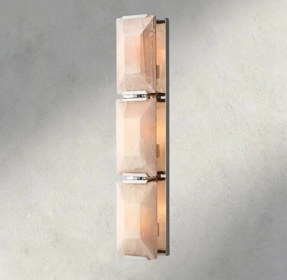 Hartley Alabaster Triple Sconce - Zelno