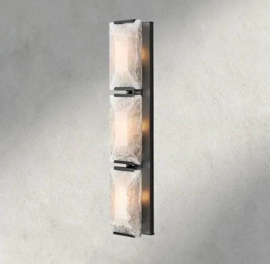 Hartley Alabaster Triple Sconce - Zelno