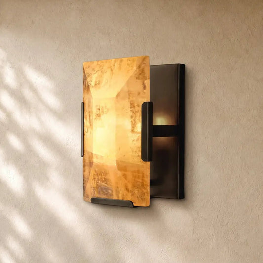 Hartley Alabaster Wall Sconce - Zelno