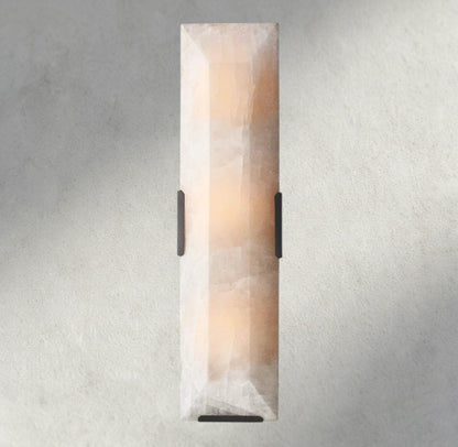 Hartley Alabaster Linear Sconce - zelnolighting