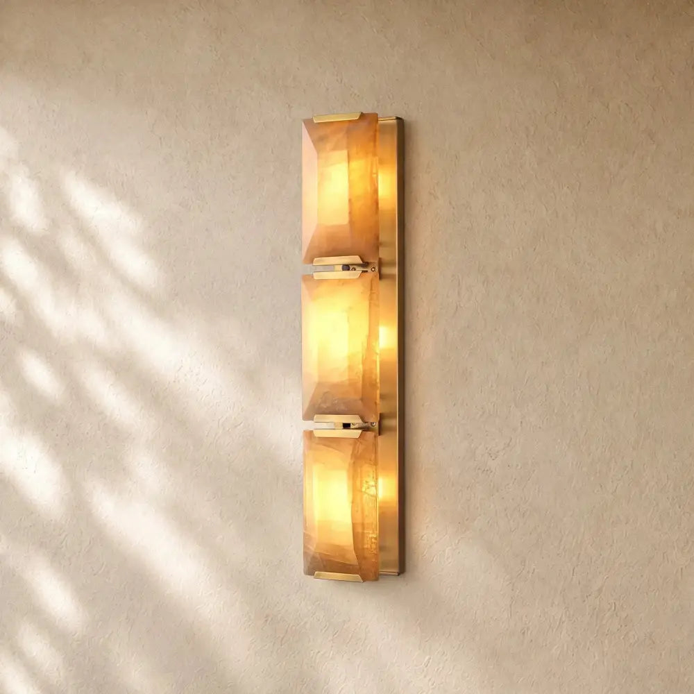 Hartley Calcite Triple Sconce - Zelno