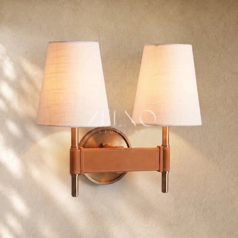 Hastin 2-Light Wall Sconce - Zelno