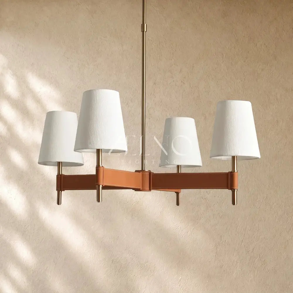 Hastin 4-Light Cross Chandelier - Zelno
