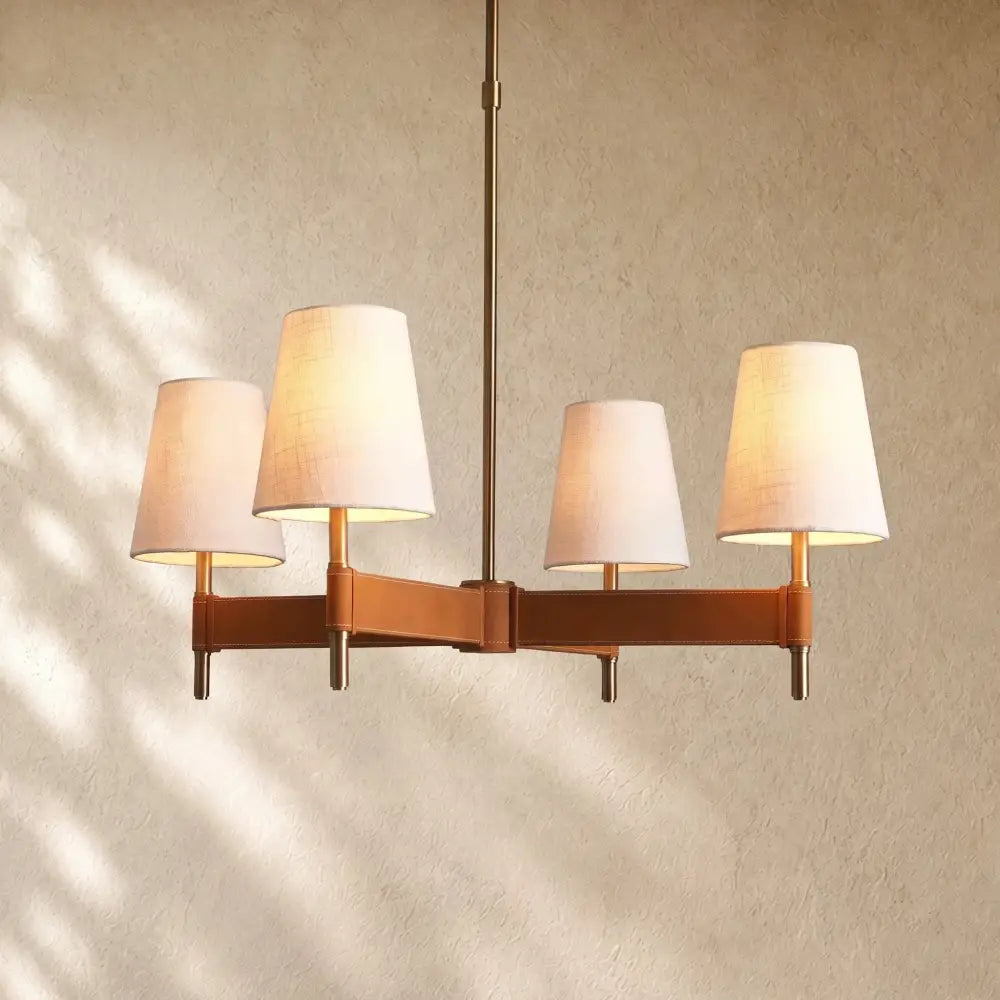 Hastin 4-Light Cross Chandelier - Zelno