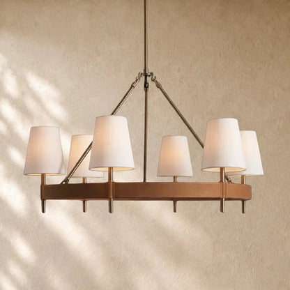 Hastin Round Chandelier 6/8/1O-Light - Zelno
