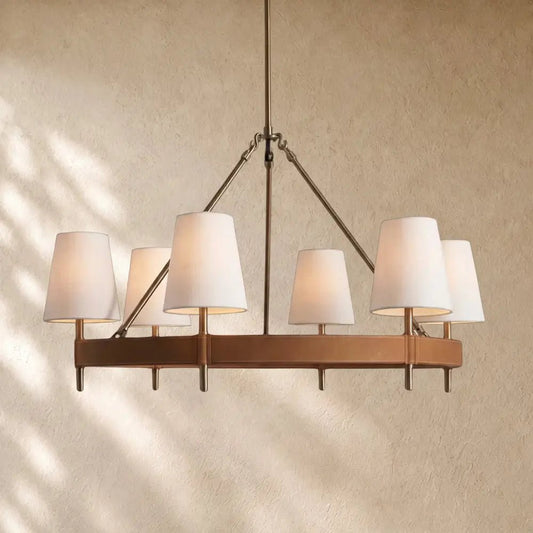 Hastin Round Chandelier 6/8/1O-Light - Zelno