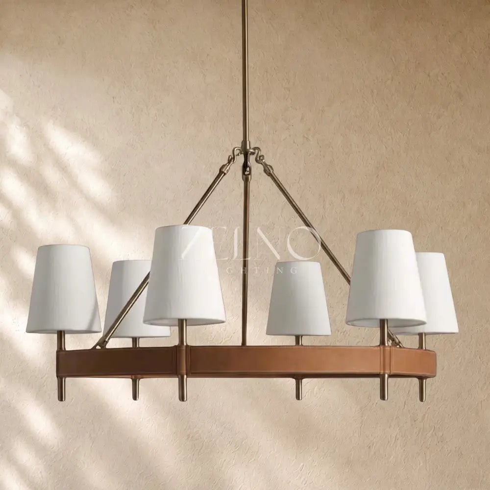 Hastin Round Chandelier 6/8/1O-Light - Zelno