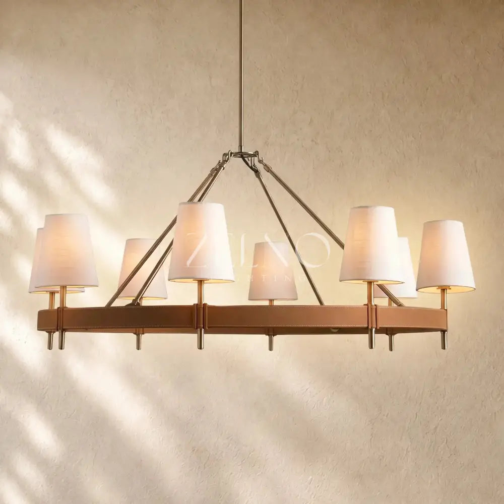 Hastin Round Chandelier 6/8/1O-Light - Zelno