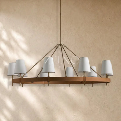 Hastin Round Chandelier 6/8/1O-Light - Zelno