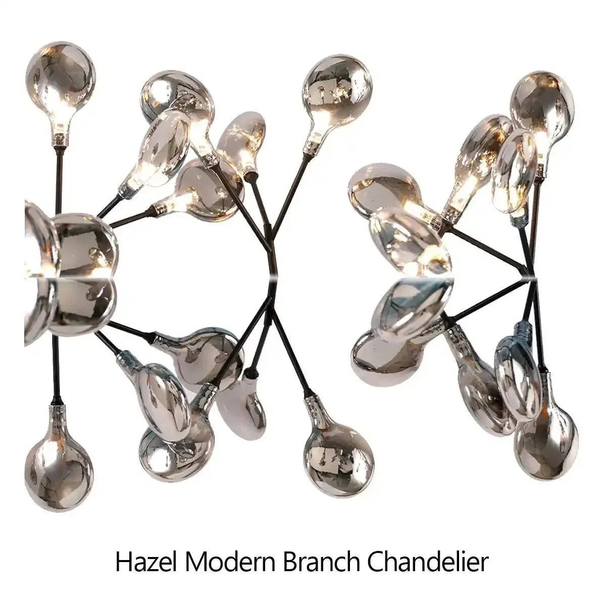 Hazel Modern Branch Chandelier - Zelno Lighting