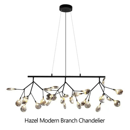 Hazel Modern Branch Chandelier - Zelno Lighting