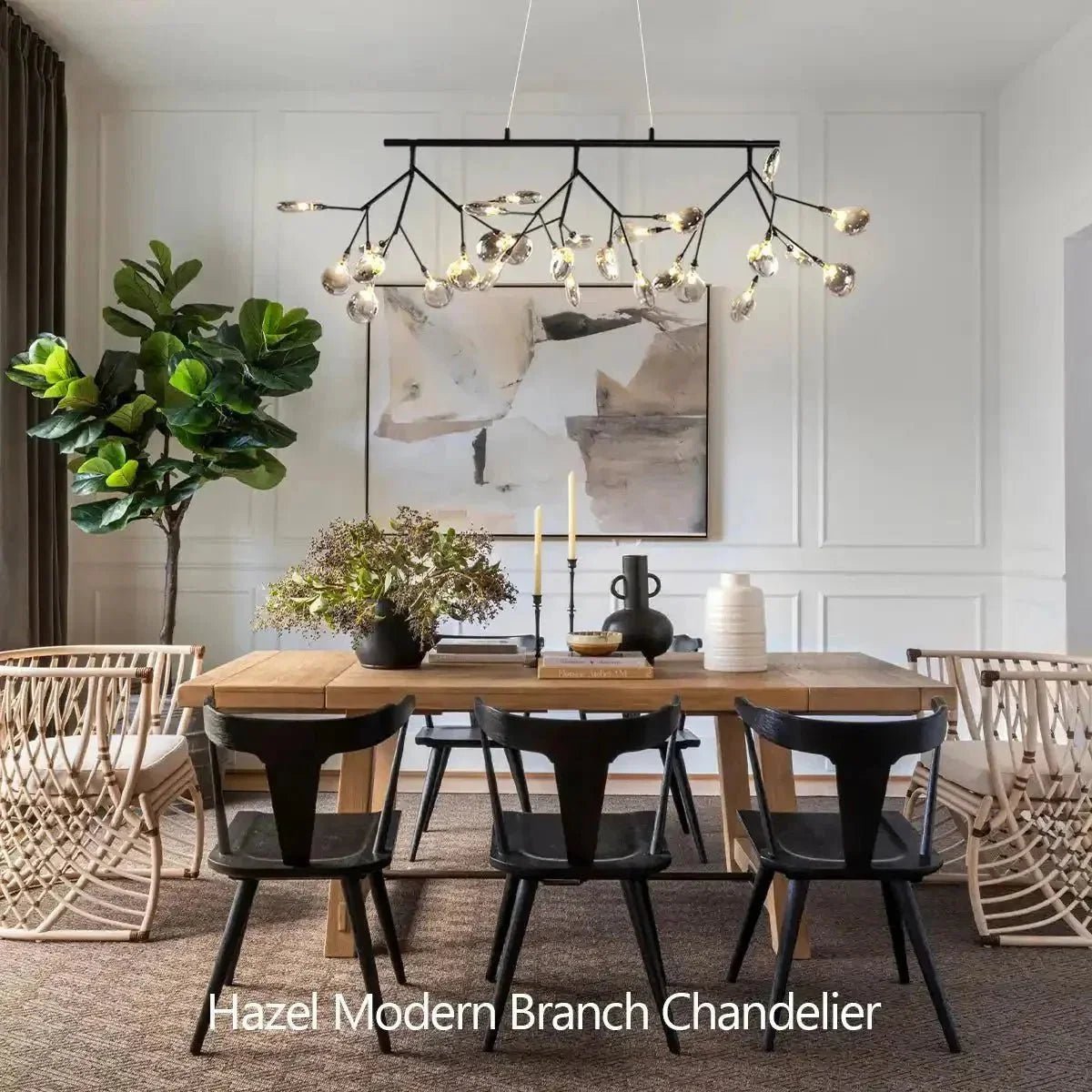 Hazel Modern Branch Chandelier - Zelno Lighting