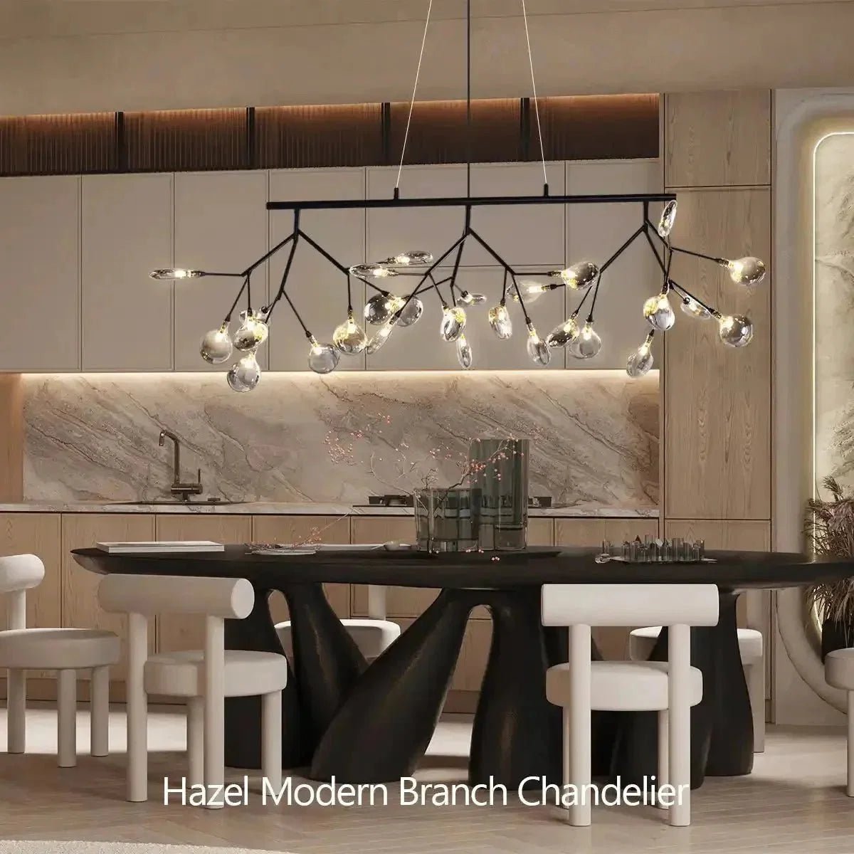 Hazel Modern Branch Chandelier - Zelno Lighting