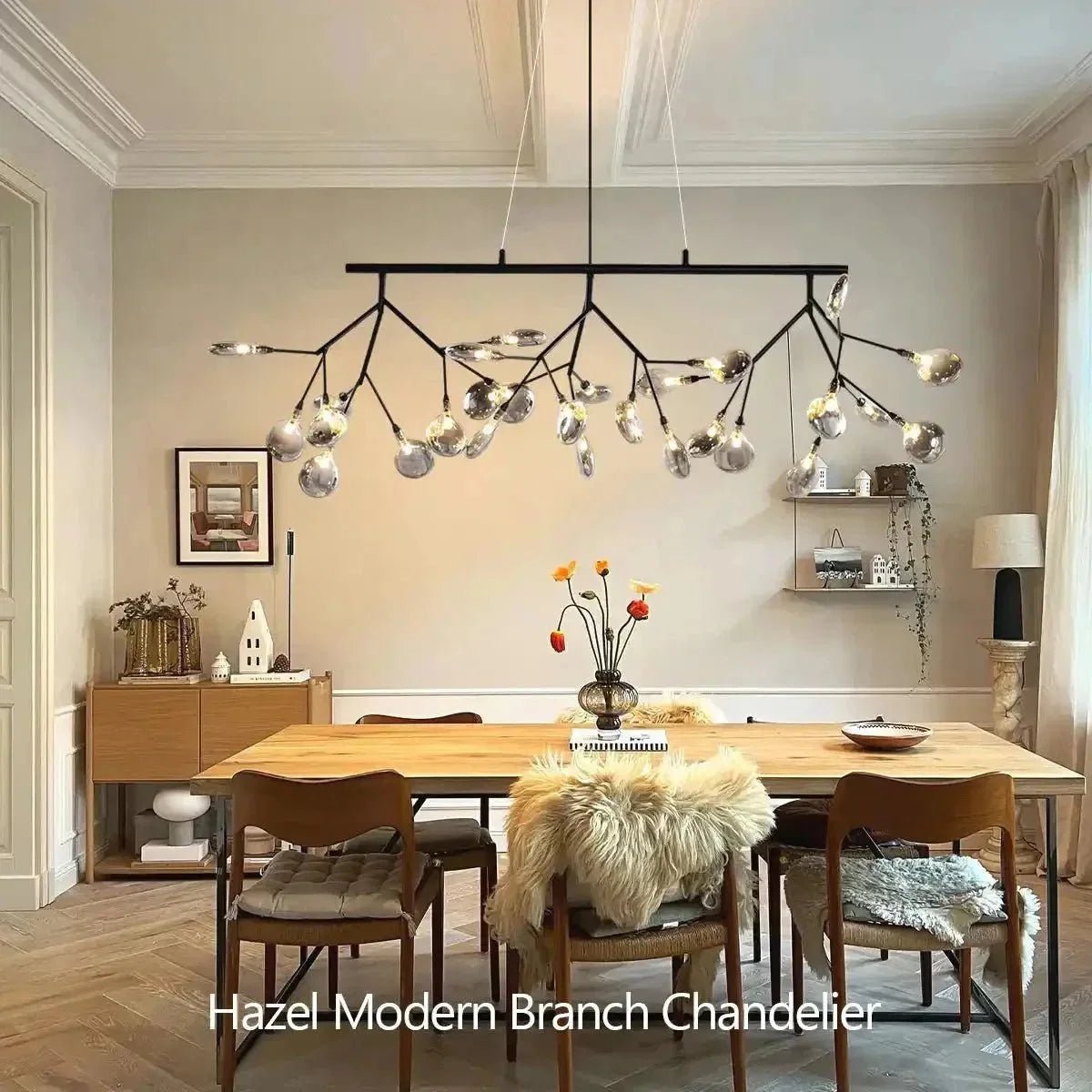 Hazel Modern Branch Chandelier - Zelno Lighting