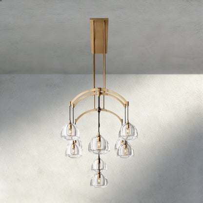 Hemisphere Linear Chandelier 54", 72" - Zelno