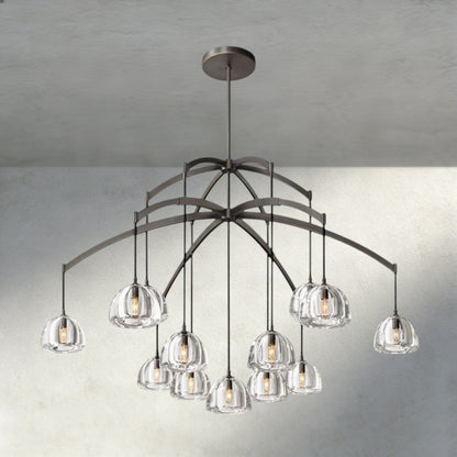 Hemisphere Round Chandelier 36", 48", 60" - Zelno