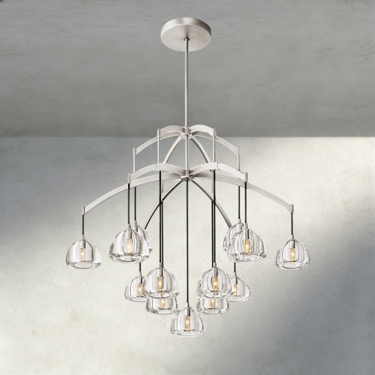 Hemisphere Round Chandelier 36", 48", 60" - Zelno