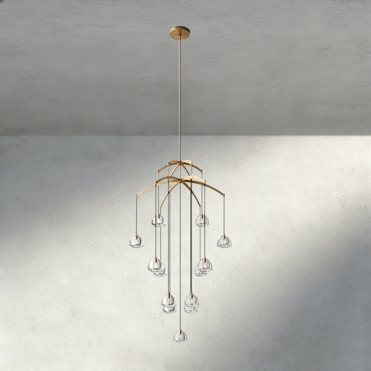 Hemisphere Round Chandelier 36", 48", 60" - Zelno