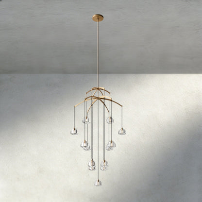 Hemisphere Round Chandelier 36", 48", 60" - Zelno