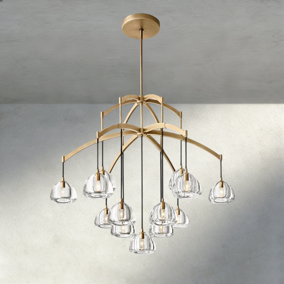 Hemisphere Round Chandelier 36", 48", 60" - Zelno