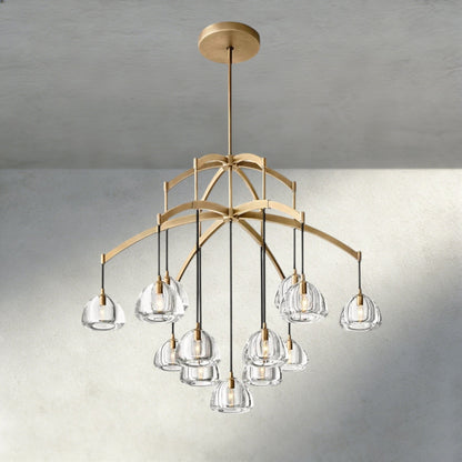 Hemisphere Round Chandelier 36", 48", 60" - Zelno