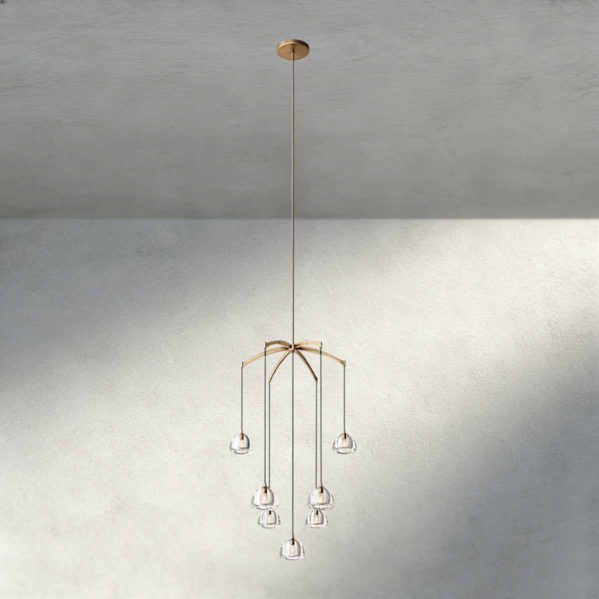 Hemisphere Round Chandelier 36", 48", 60" - Zelno