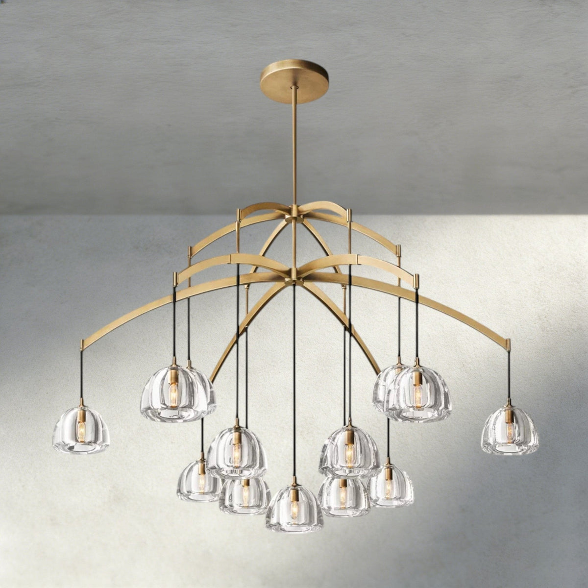Hemisphere Round Chandelier 36", 48", 60" - Zelno