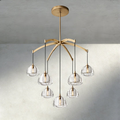 Hemisphere Round Chandelier 36", 48", 60" - Zelno