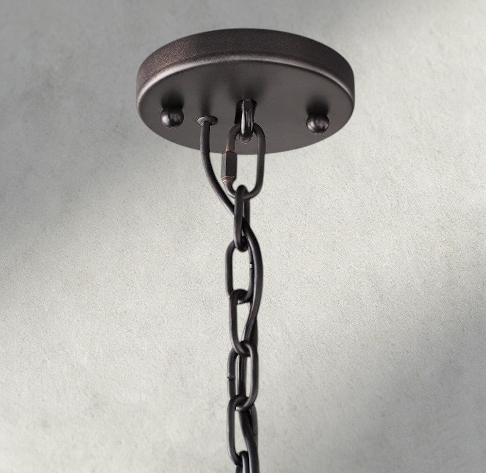 Herlow Calcite Round Chandelier 19", 31", 43", 60" - Zelno