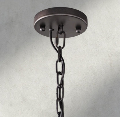 Herlow Calcite Round Chandelier 19", 31", 43", 60" - Zelno