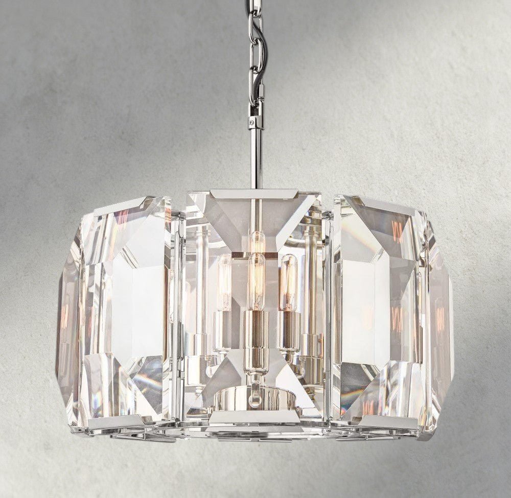Herlow Crystal Round Chandelier 19", 31", 43", 60" - Zelno