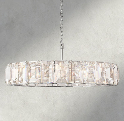 Herlow Crystal Round Chandelier 19", 31", 43", 60" - Zelno