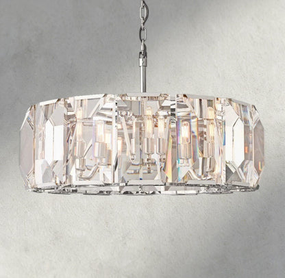 Herlow Crystal Round Chandelier 19", 31", 43", 60" - Zelno