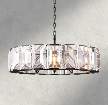 Herlow Crystal Round Chandelier 19", 31", 43", 60" - Zelno