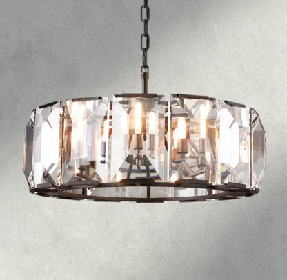 Herlow Crystal Round Chandelier 19", 31", 43", 60" - Zelno