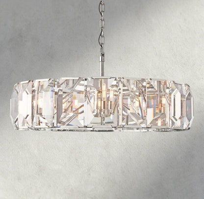 Herlow Crystal Round Chandelier 19", 31", 43", 60" - Zelno