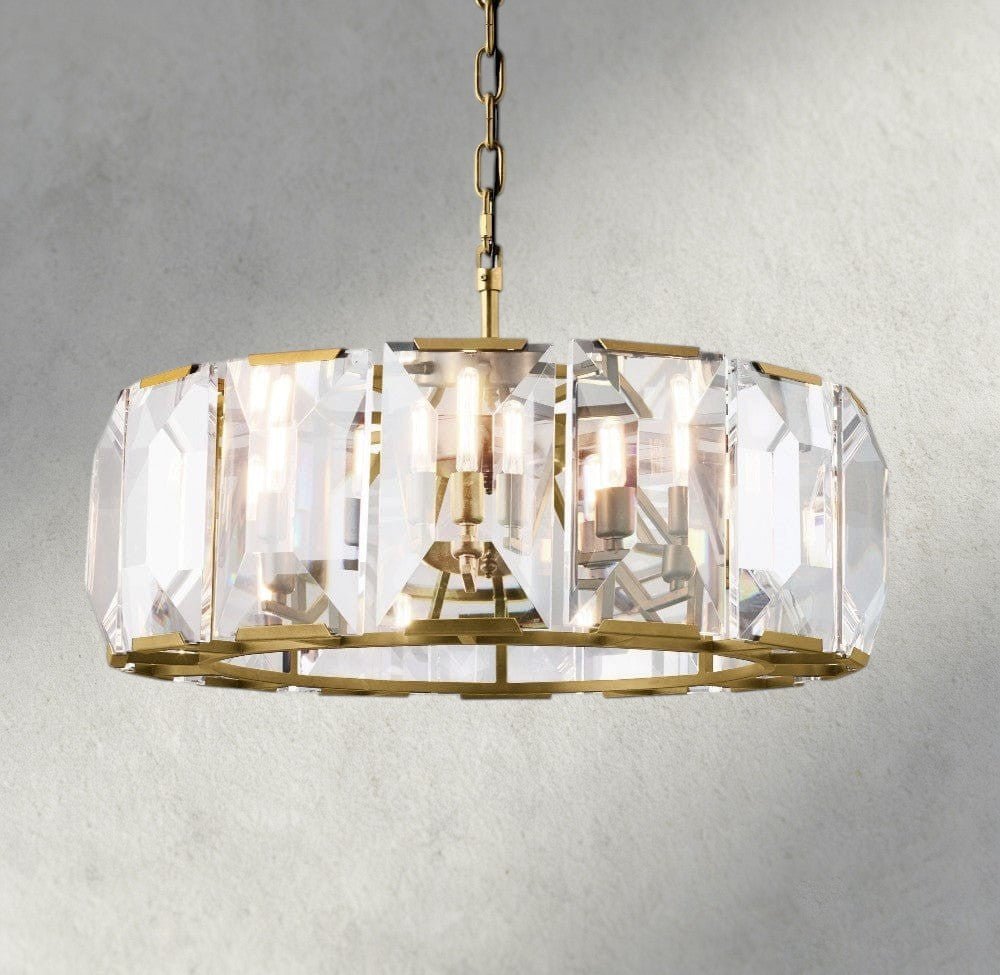 Herlow Crystal Round Chandelier 19", 31", 43", 60" - Zelno