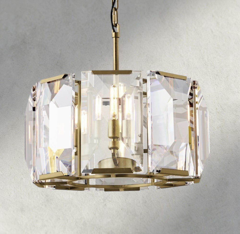 Herlow Crystal Round Chandelier 19", 31", 43", 60" - Zelno