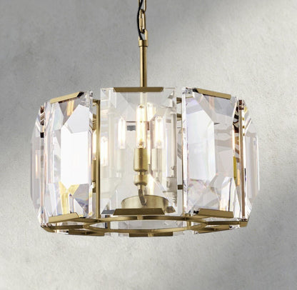 Herlow Crystal Round Chandelier 19", 31", 43", 60" - Zelno