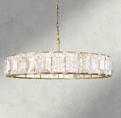 Herlow Crystal Round Chandelier 19", 31", 43", 60" - Zelno
